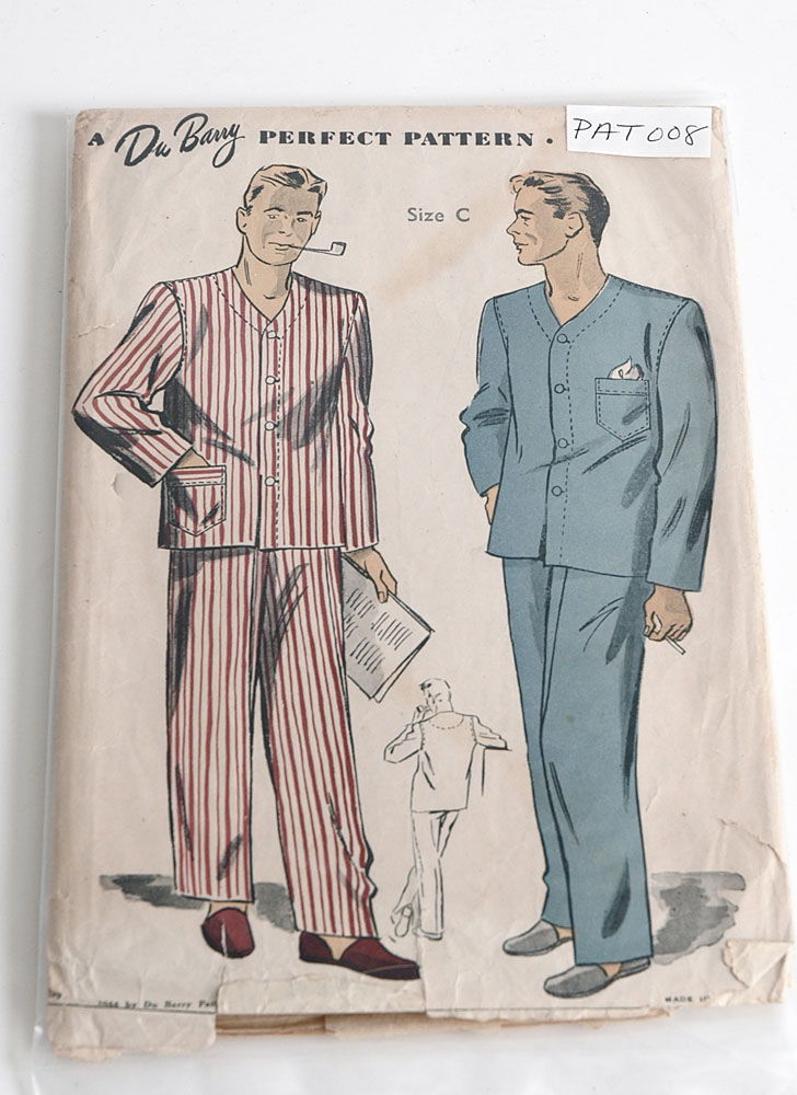 1940s DuBarry 5903 men’s pajama pattern – Sweet Air Vintage