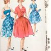 unused uncut early 1960s printed vintage dress pattern * McCall's 5818 * vintage size 14 bust 34" waist 26"