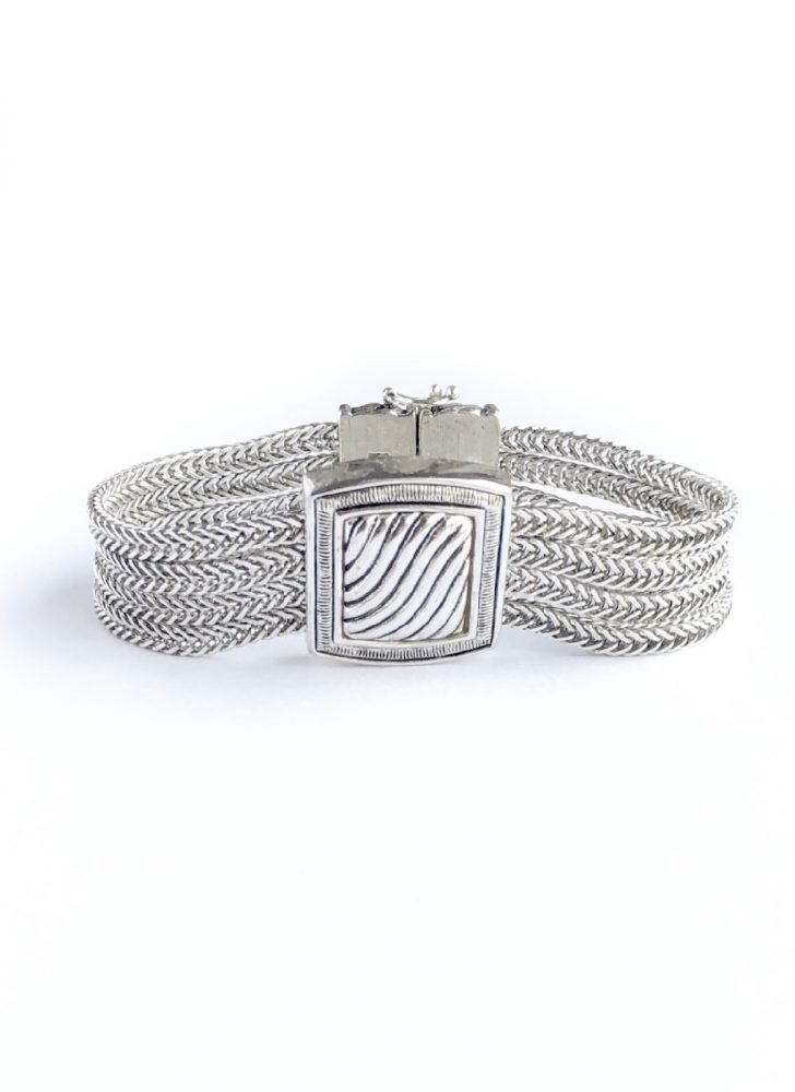 vintage Napier silver magnetic bracelet